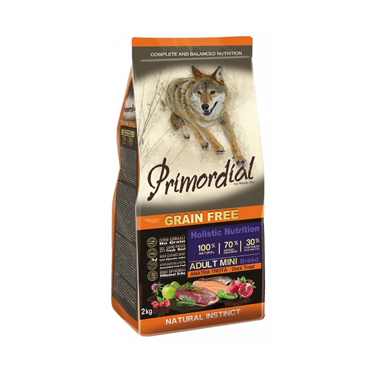 Primordial Mini Canard/Truite 2 Kg